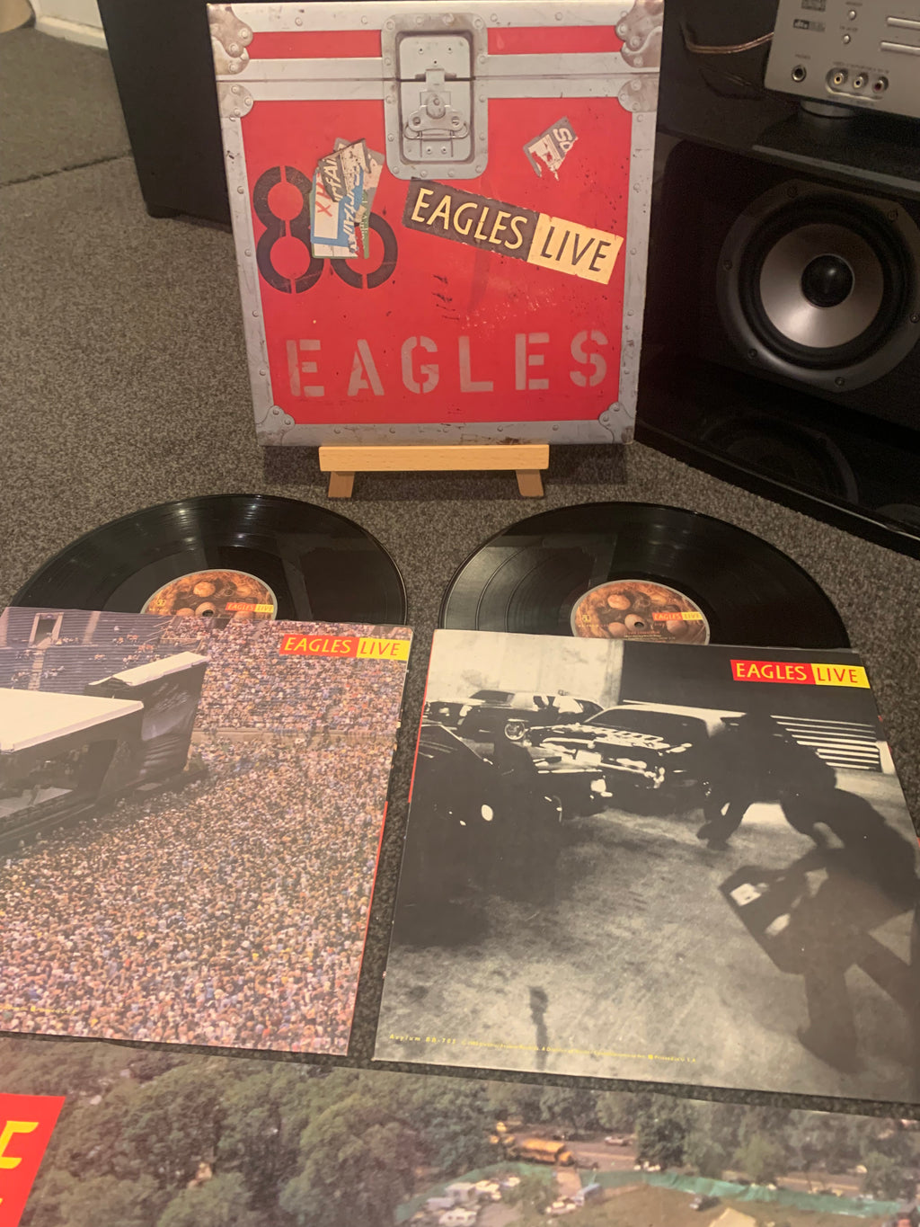 Eagles Live - 2 LP Gatefold with poster - 1980 New Zealand Pressing