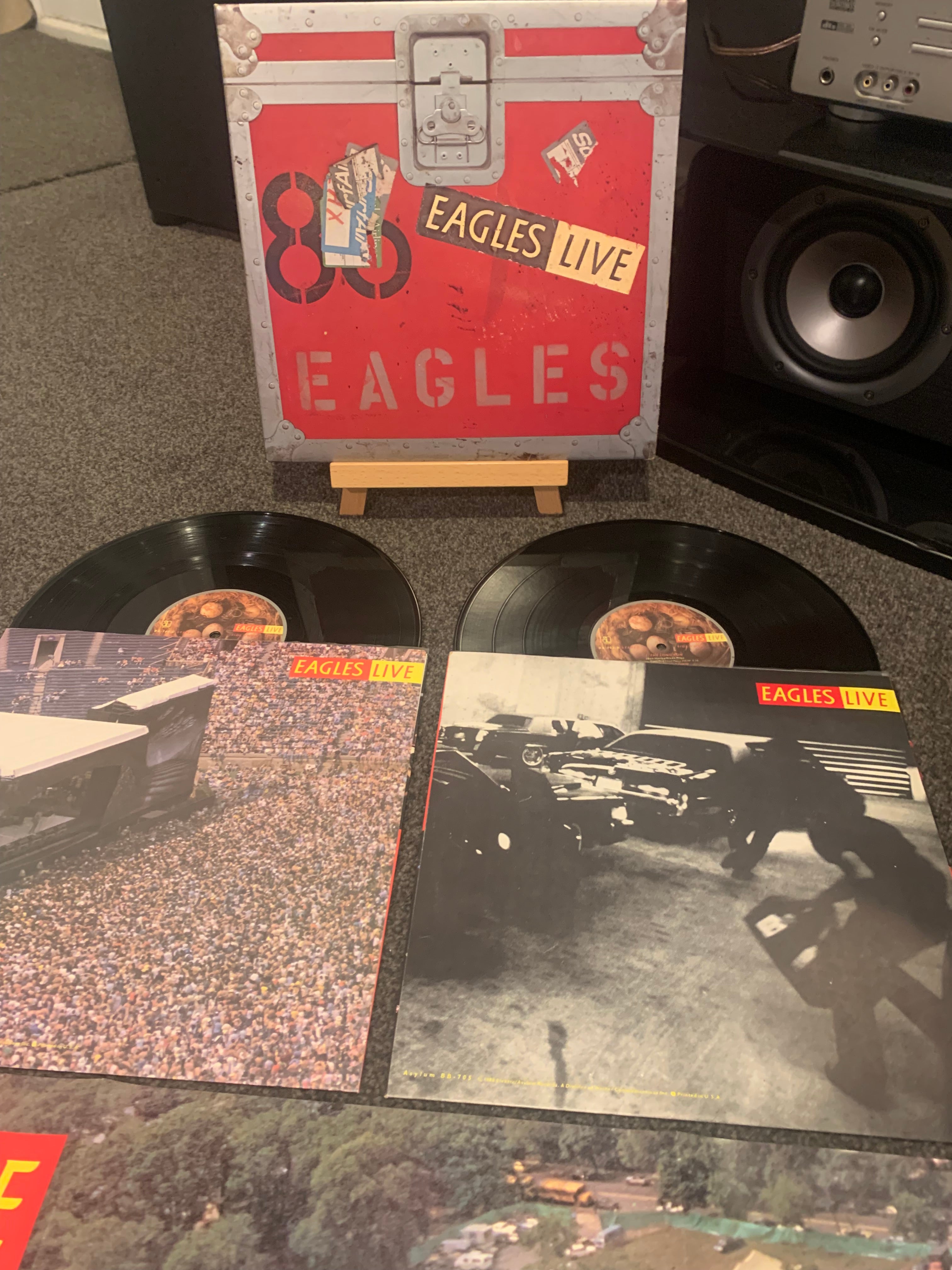 Eagles Live - 2 LP Gatefold with poster - 1980 New Zealand Pressing