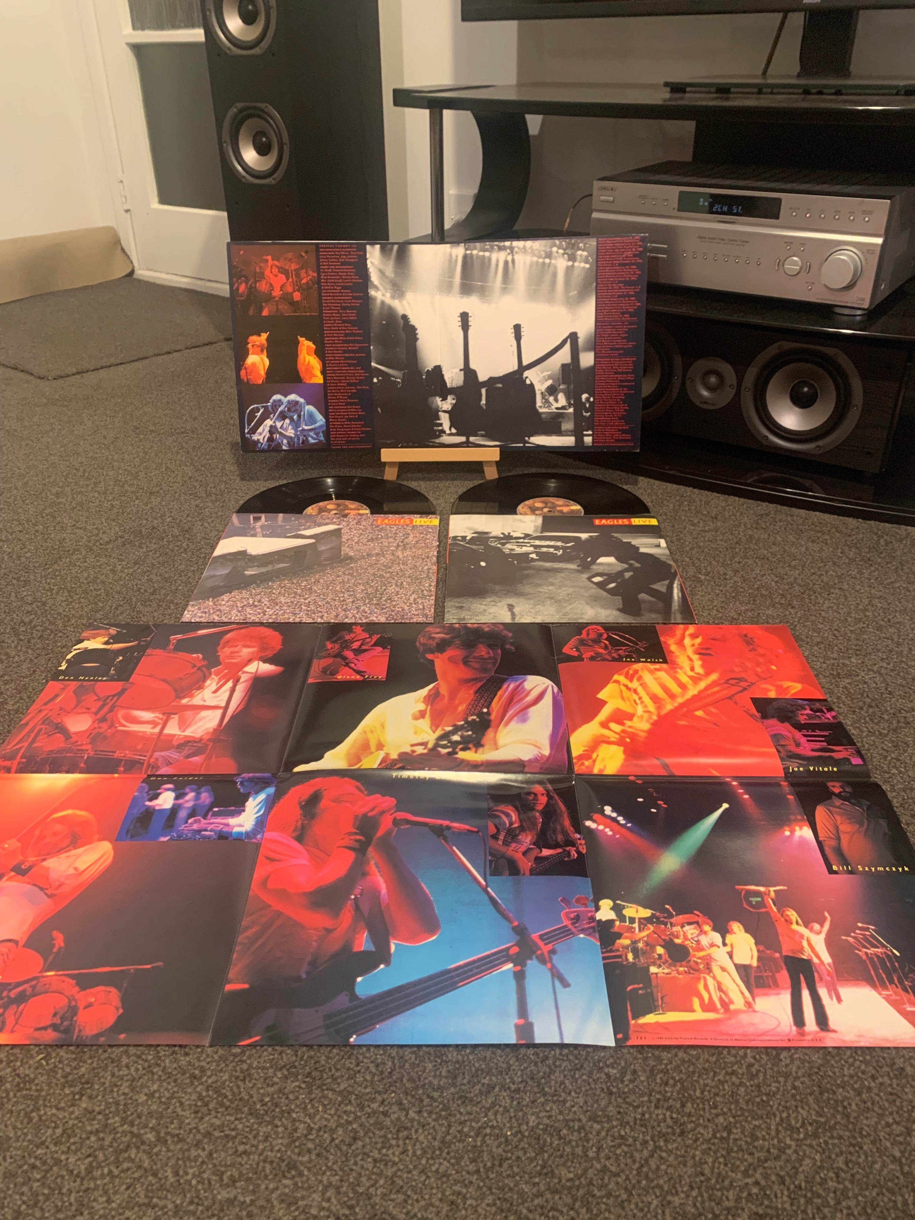 Eagles Live - 2 LP Gatefold with poster - 1980 New Zealand Pressing